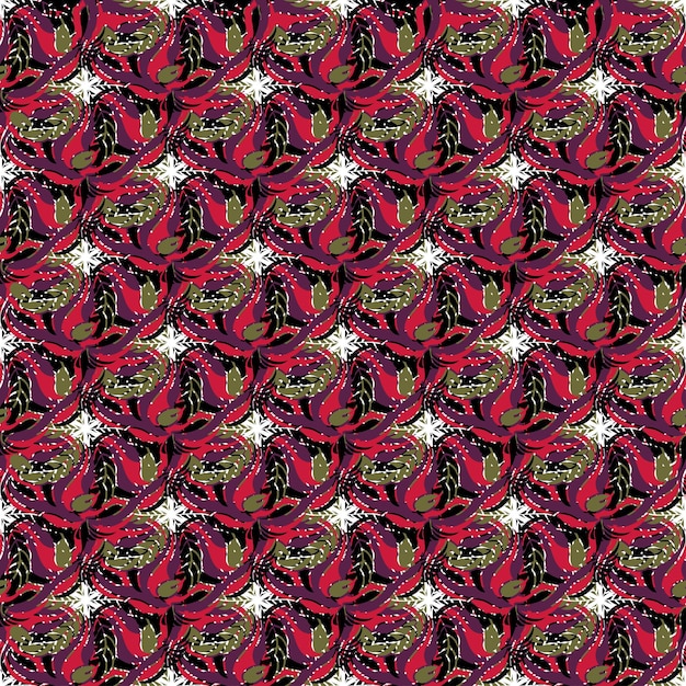 Vector naadloos patroon Elegante siertextuur Kleurrijk abstract ornament
