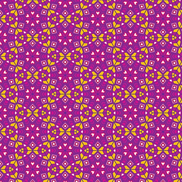 Vector naadloos patroon Kleurrijke en bloemenachtergrond
