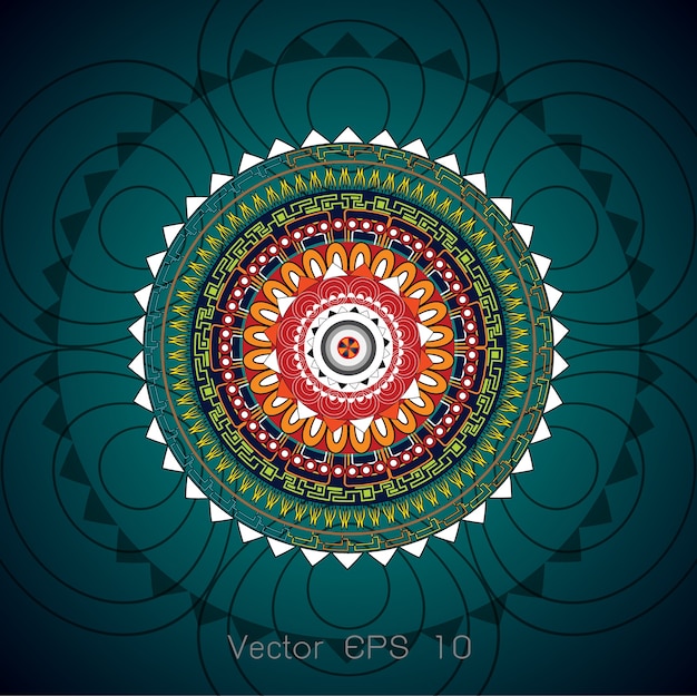 Vector vector naadloos patroon met abstracte achtergrond