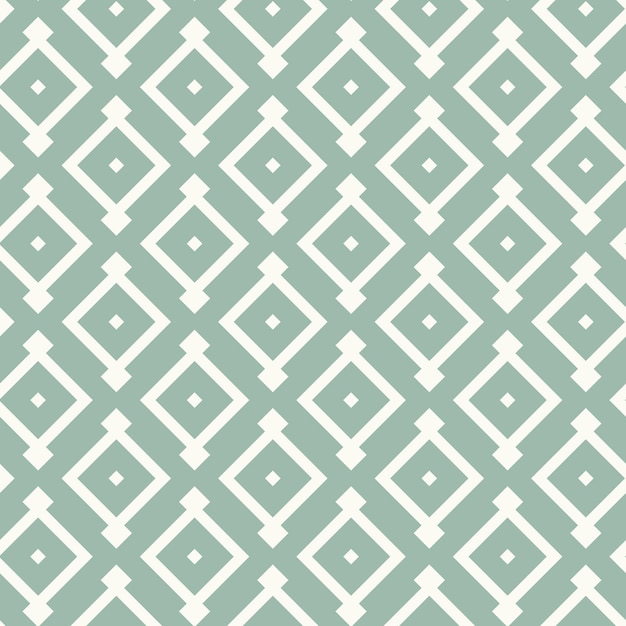 Vector naadloos patroon met geometrische ornamentvierkanten maaswerk in pastelblauwe kleur