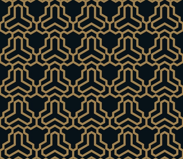 Vector naadloos patroon Moderne stijlvolle textuur Geometrisch gestreept ornament