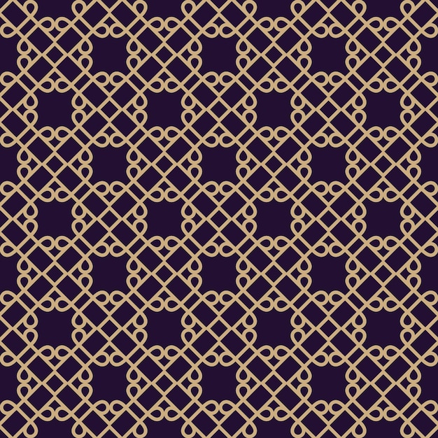 Vector naadloos patroon Moderne stijlvolle textuur Geometrische lineaire ornament