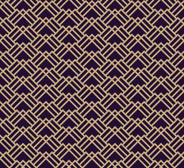 Vector naadloos patroon Moderne stijlvolle textuur Herhalende geometrische achtergrond Lineair grafisch ontwerp