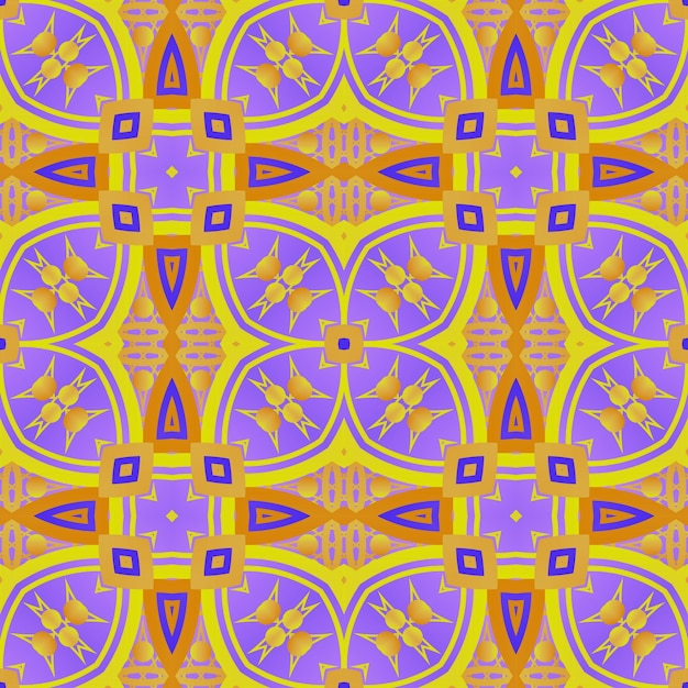 Vector naadloze gestructureerde abstracte achtergrond in blauwe kleur gecombineerd met gele kleur