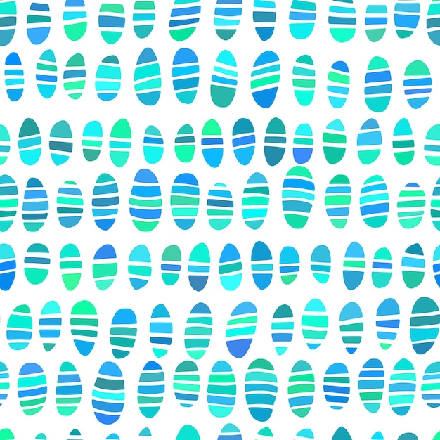 Vector naadloze patroon met kralen motief abstract blauw kleurenpalet minimalistische achtergrond gestreepte herhaalbare backdrop