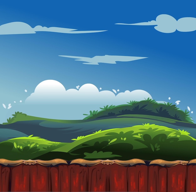 Vector vector nature illustration game background