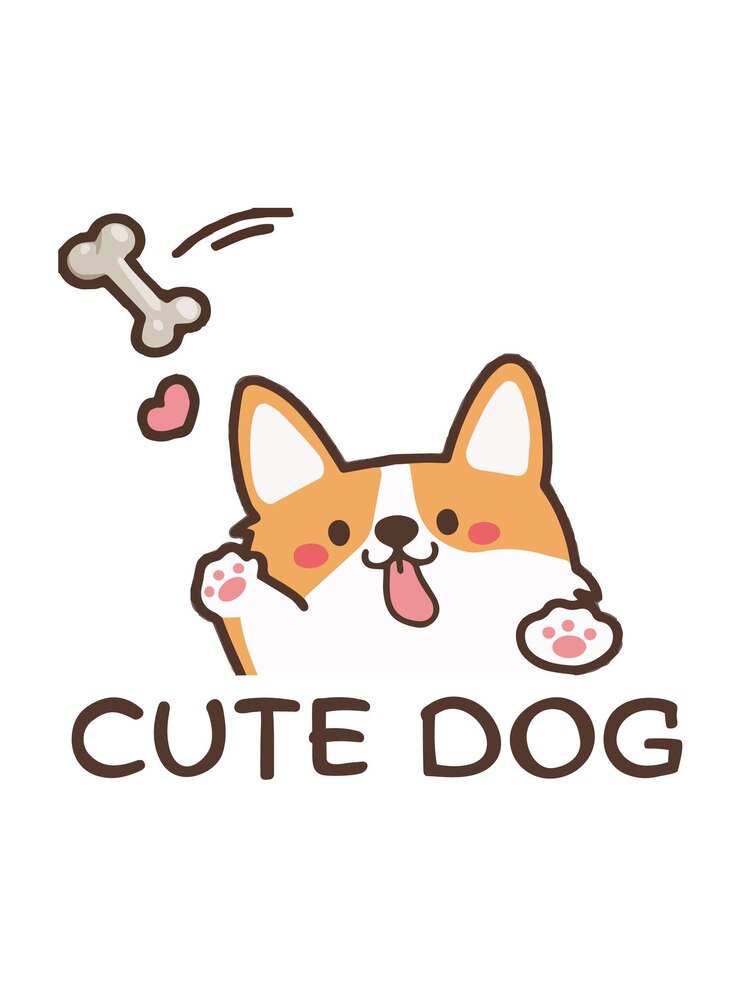 Vector vector new cute dog typography t shirt design vector graphic for black shirt
