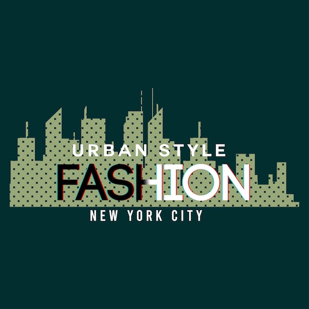 Vector new york city illustration design