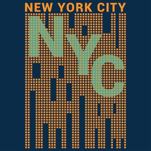 Vector new york city illustration design