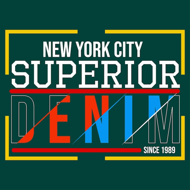 vector new york city typografie illustratie ontwerp