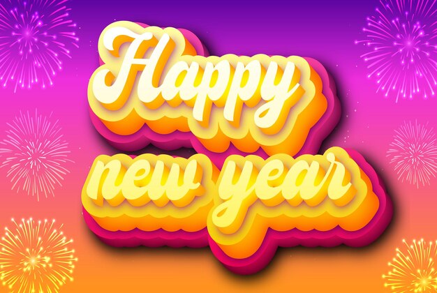 vector nieuw jaar 2024 3d bewerkbaar tekst effect
