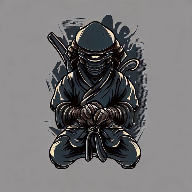 Vector Ninja Icon Versatile Warrior Symbol