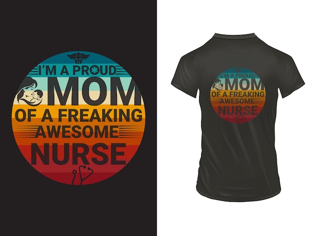 Vector vector nurse typography tshirt design24