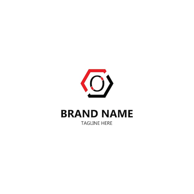 Vector O letter logo O type logo for business letter O logo template illustration design