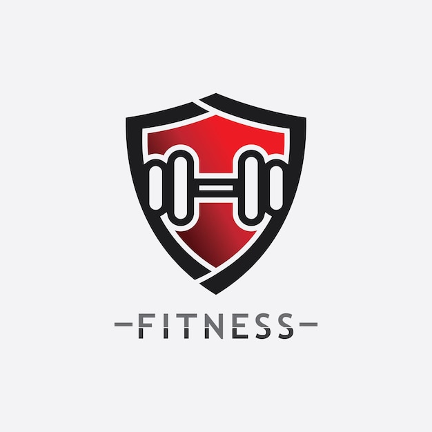 Векторный объект и иконки для спортивной этикетки gym badge fitness logo design