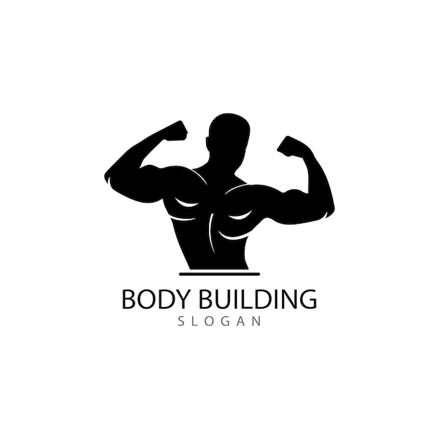 Векторный объект и иконки для спортивной этикетки Gym Badge Fitness Logo Design