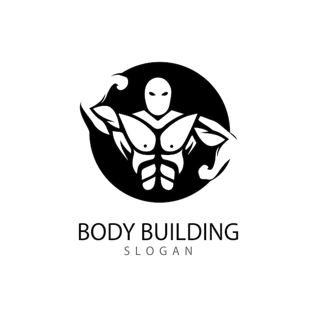 Векторный объект и иконки для спортивной этикетки Gym Badge Fitness Logo Design