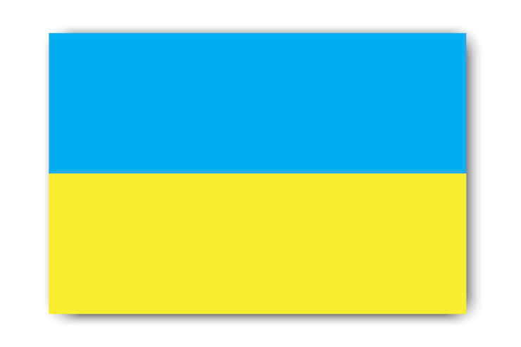 Vector vector oekraïense vlag het officiële symbool van oekraïne patriottische nationale illustratie