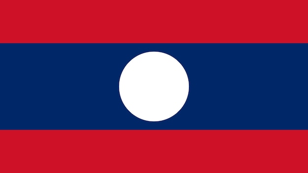 ベクトル ラオスの旗のベクトル