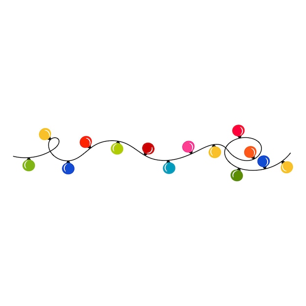 ベクトル クリスマス ライトのベクトル