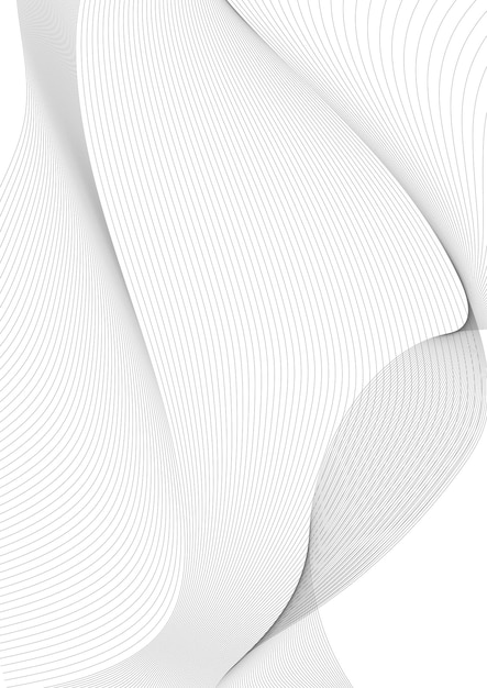 Vettore vector_of_white_abstract_wave_lines