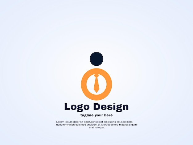 Modello di progettazione di logo di lavoro vettoriale online illustrazione creativa.