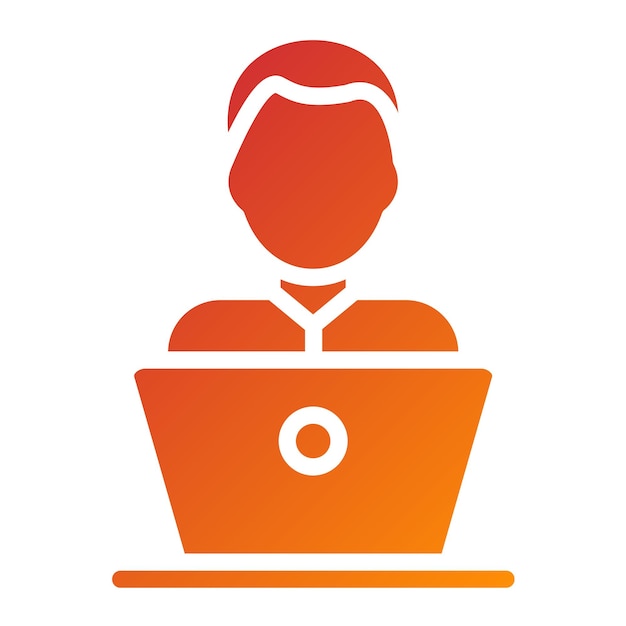 Vector Ontwerp Assistent Icon Stijl