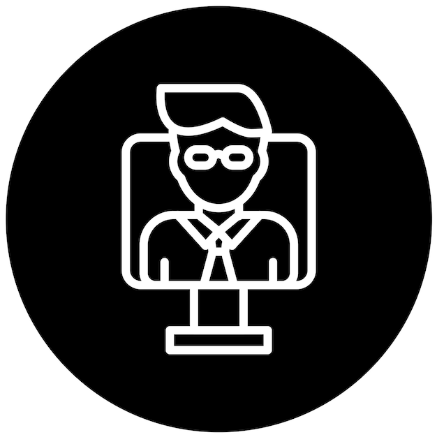 Vector Ontwerp Assistent Icon Stijl