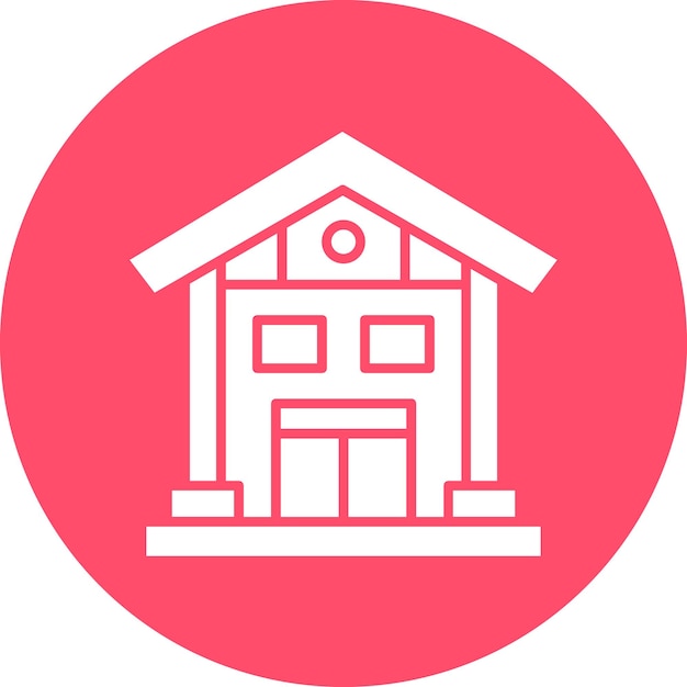 Vector Ontwerp Bank Icon Stijl