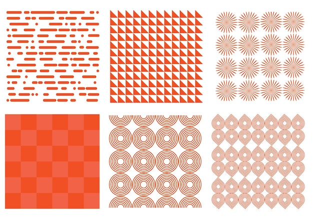 Vector vector orange pattern background