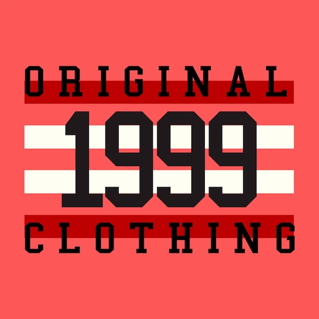 Vector vector original 1999 clothing text