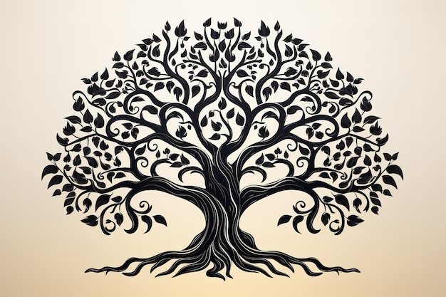 Vector vector ornament decorative celtic tree of life