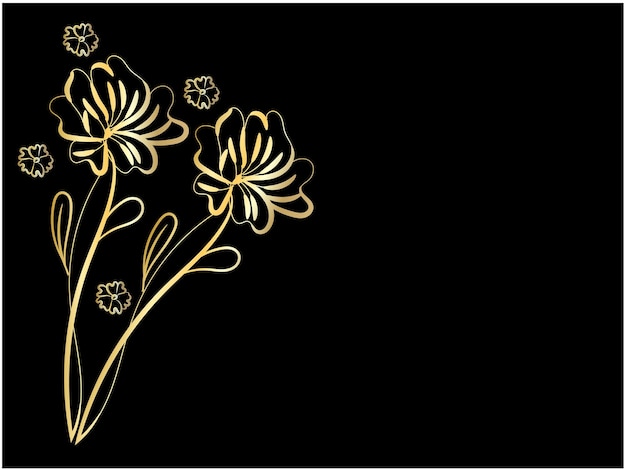 vector ornamental creative floral decorative set design