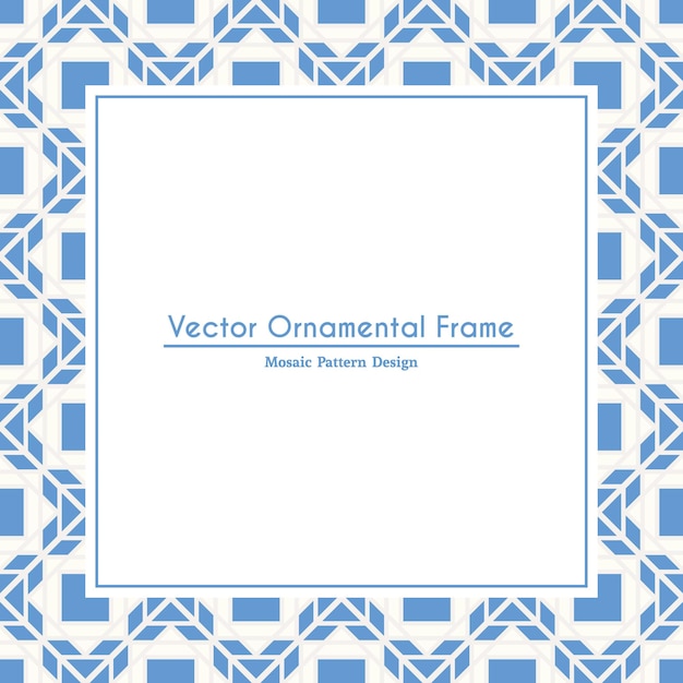 Vector Ornamental Decorative Frame