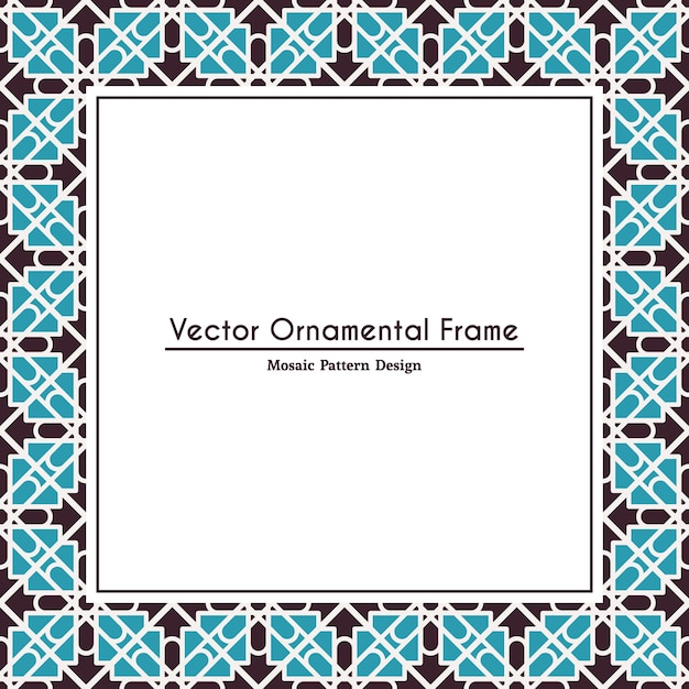 Vector Ornamental Decorative Frame