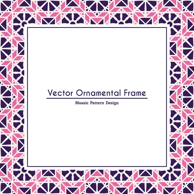 Vector Ornamental Decorative Frame