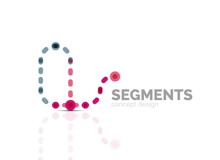 Vector vector outline minimal abstract geometric logo