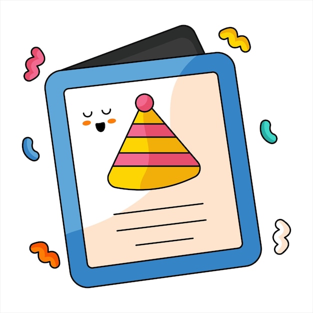 Vector pack of birthday stickers