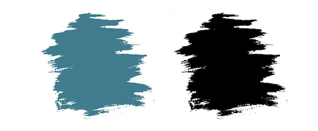 Vector paint grunge brush texture