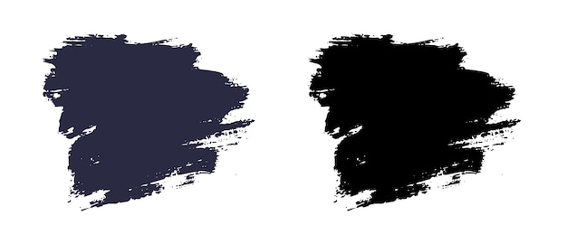 Vector paint grunge brush texture