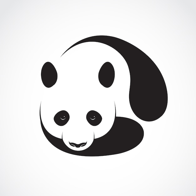 Vector of panda design on a white background Wild Animals Easy editable layered vector illustration