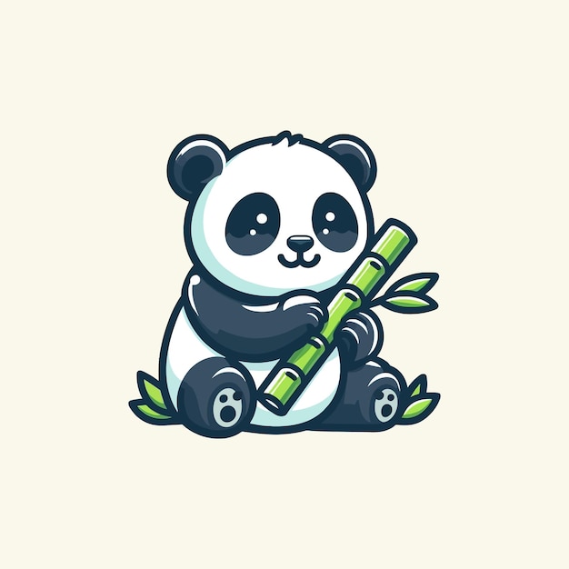 vector panda illustration