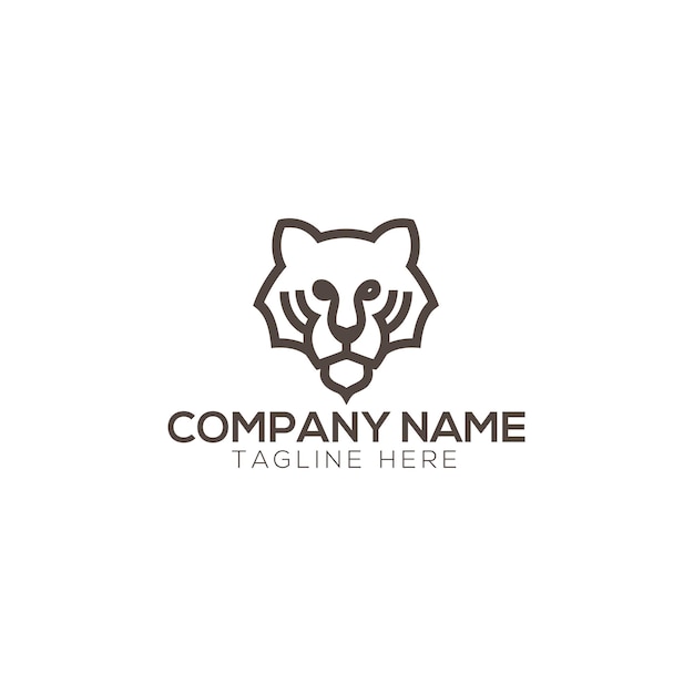 Vector panther logo design free