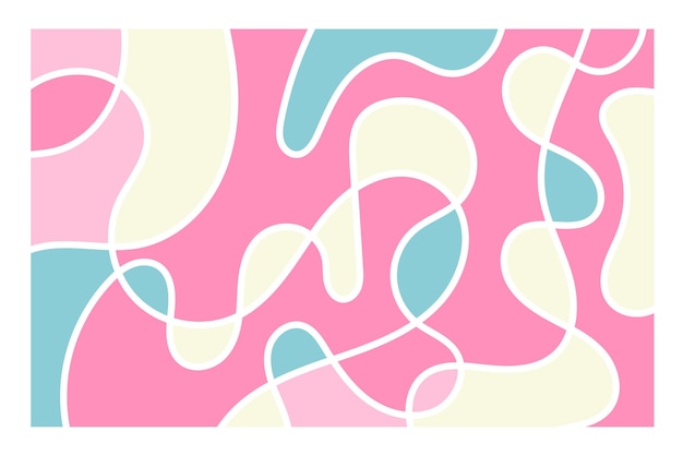 ピンクのモザイクの抽象的な背景のベクトル パステル グラフィック リソース