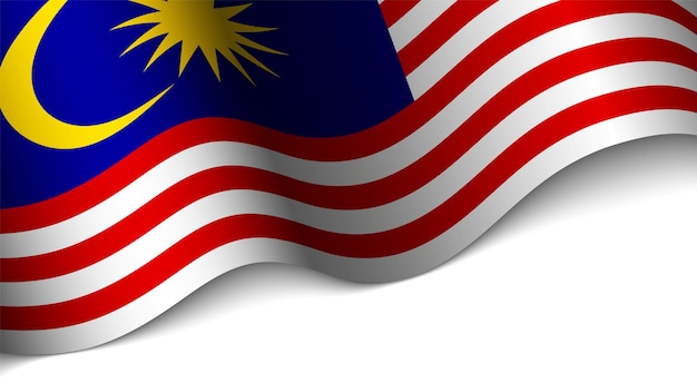 Вектор Вектор патриотическое сердце с флагом малайзии элемент воздействия для использования вы хотите сделать из него