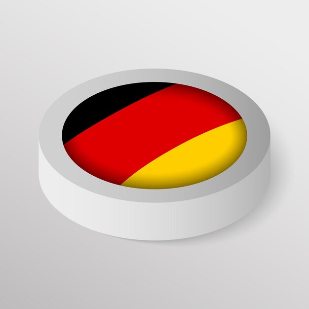 Vector vector patriotic shield with flag of germany an element of impact for the use you want to make of it