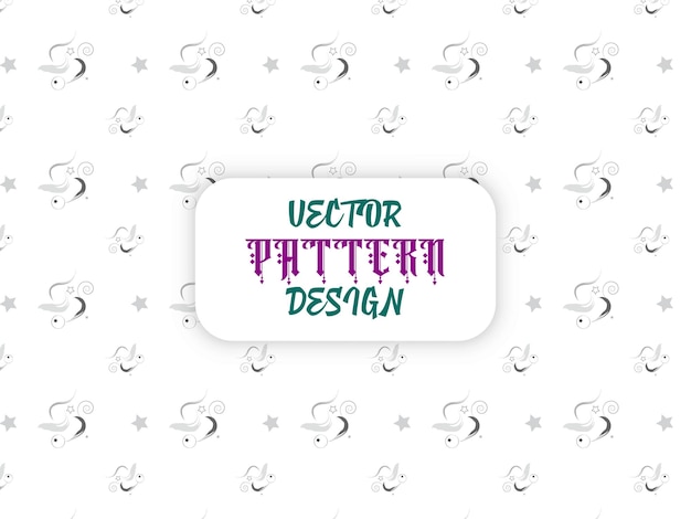 Vector pattern background design template pattern design vector seamless vector design