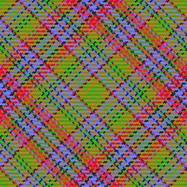 Vector pattern check of plaid texture seamless with a tartan fabric textile background