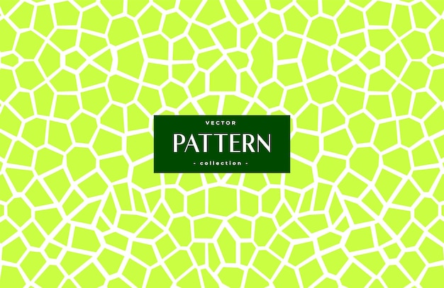 Vector pattern design with green shapes