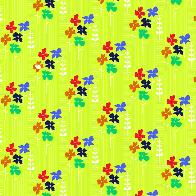 Vector vector pattern of flowers